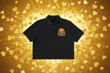 Cropped Polo Shirt