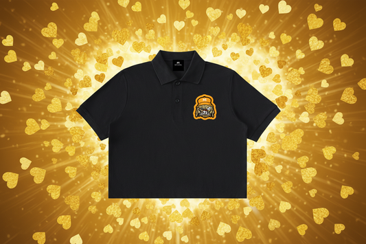Cropped Polo Shirt