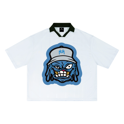 Striped Boxy Soccer Jersey