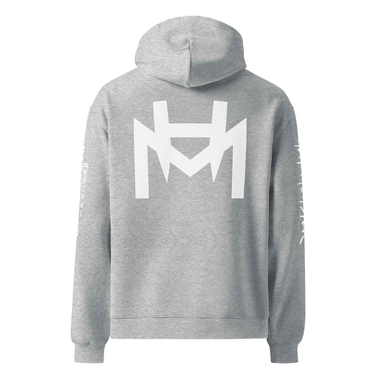 Double logo oversized hoodie