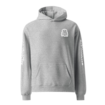 Double logo oversized hoodie