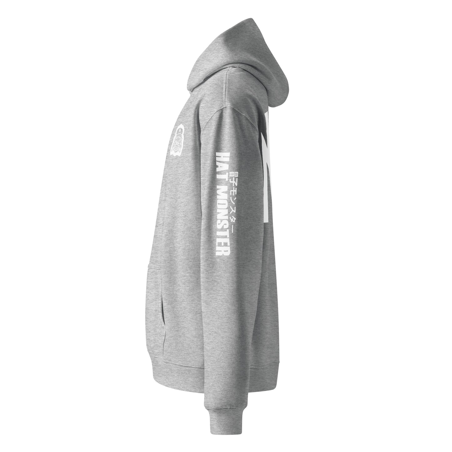 Double logo oversized hoodie