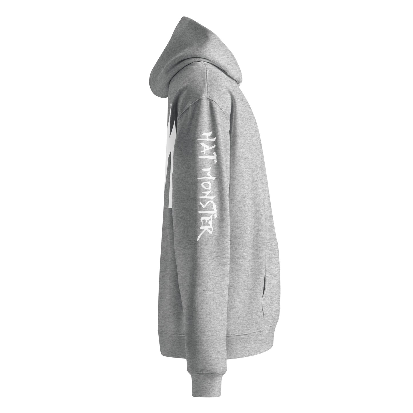 Double logo oversized hoodie