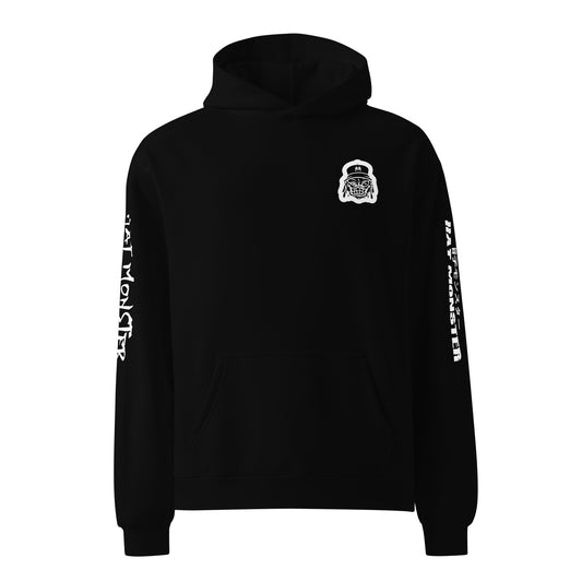 Double logo oversized hoodie