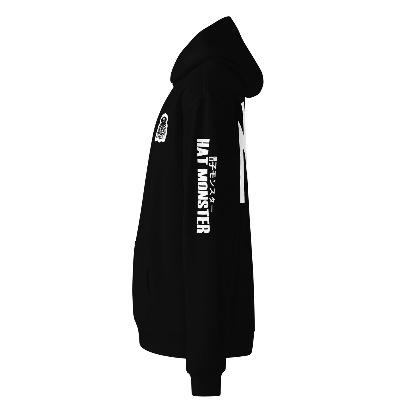 Double logo oversized hoodie