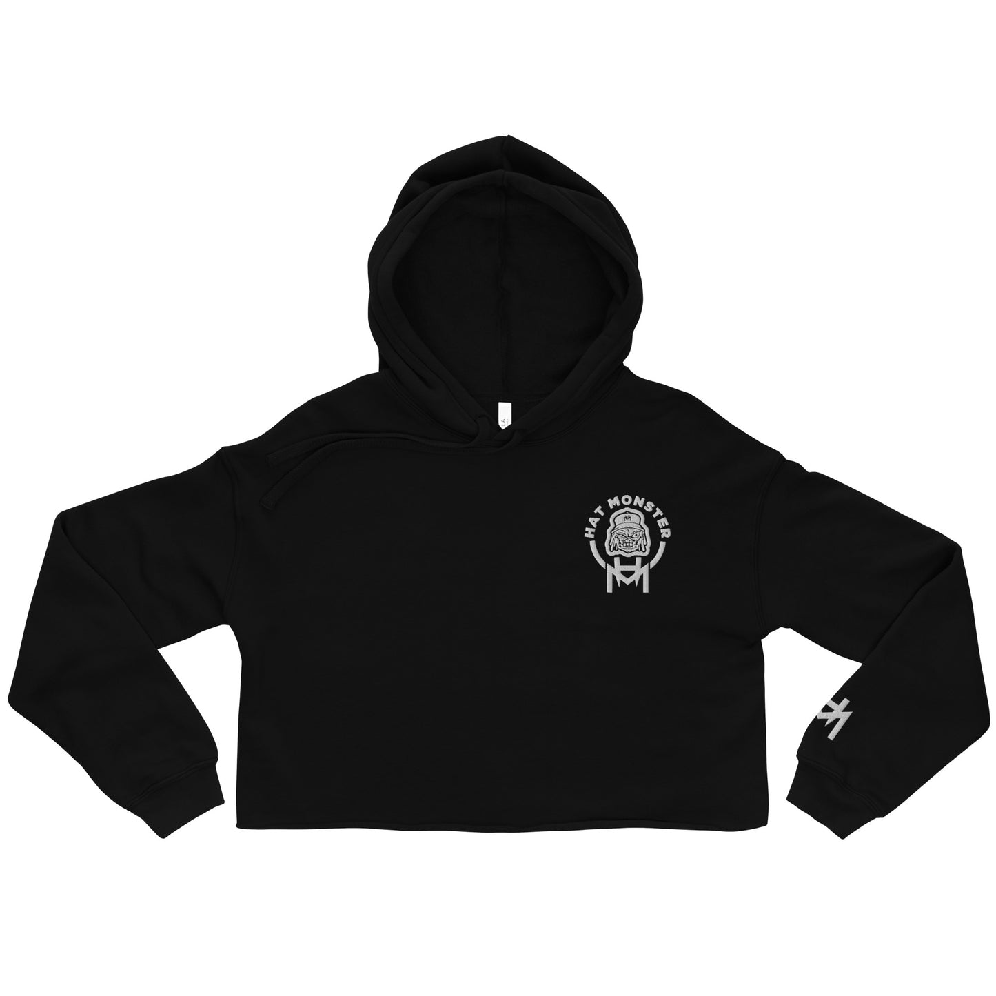 Hat Monster Crop Hoodie